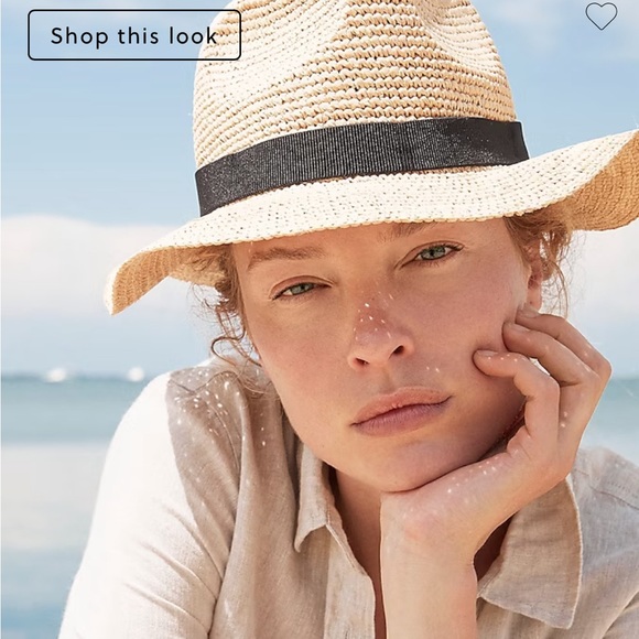 J Crew Packable Raffia Straw Hat - Picture 1 of 10